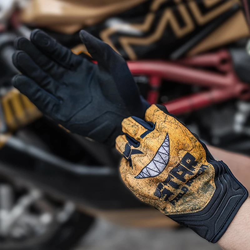 SFK Motorcycle Gloves Full Finger Tactical Riding Equipment Accessories Anti-slip Wear-resistant Joint Protection Touch Screen