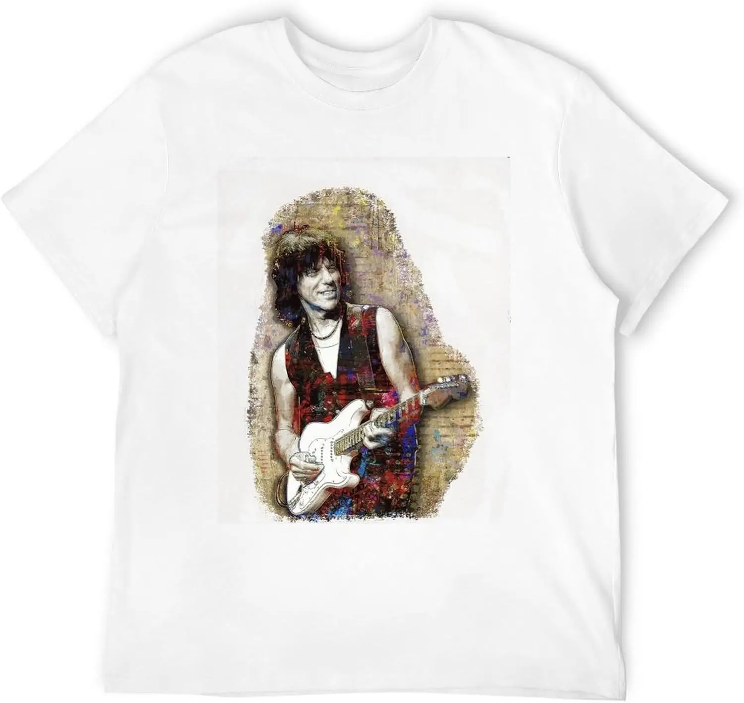 T Shirts for Men Jeff Beck Summer Tops Short Sleeve T-Shirts