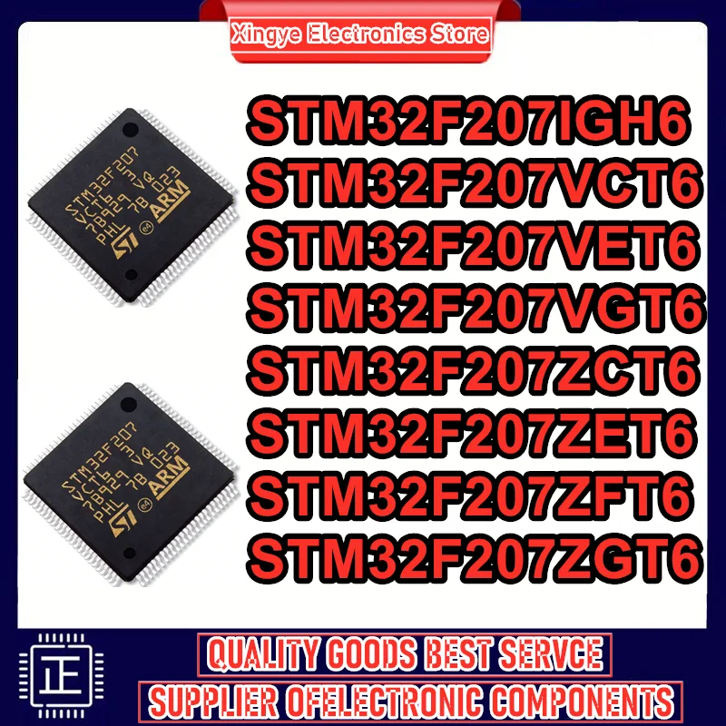 

STM32F207VCT6 STM32F207VET6 STM32F207VGT6 STM32F207ZCT6 STM32F207ZET6 STM32F207ZFT6 STM32F207ZGT6 STM32F207IGH6 Микросхема на складе