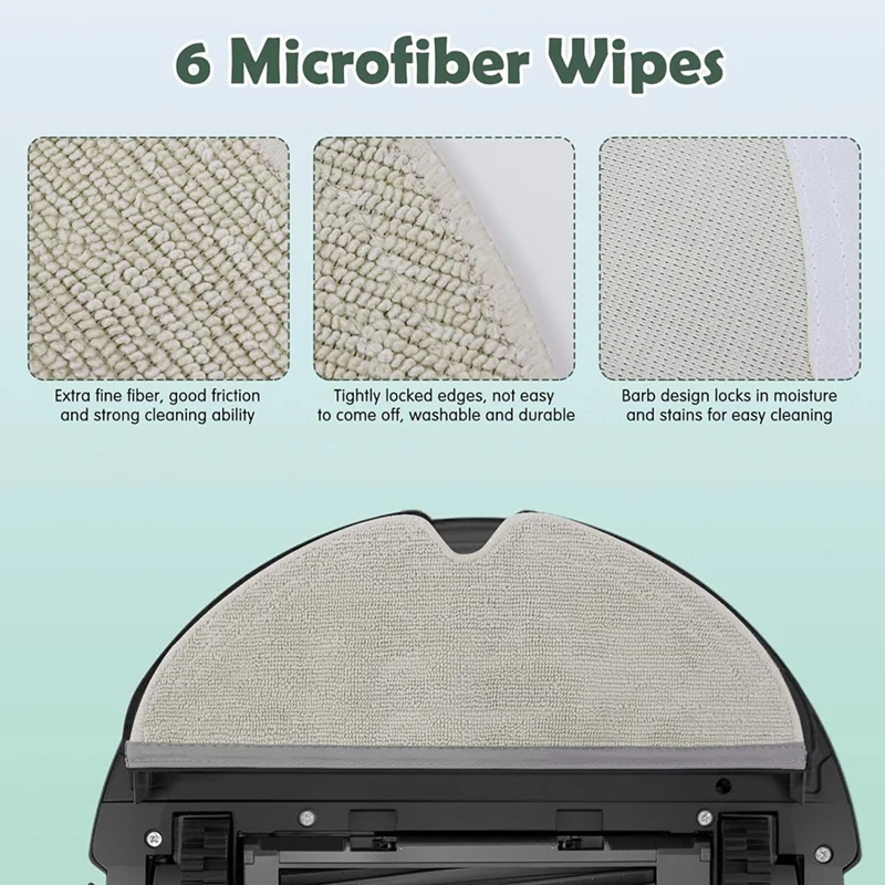 Accessori per aspirapolvere Roborock Q5 Pro/Q5 Pro +/Q8 Max +/Q8 Max, spazzole principali, filtri HEPA, lato salviette, spazzole