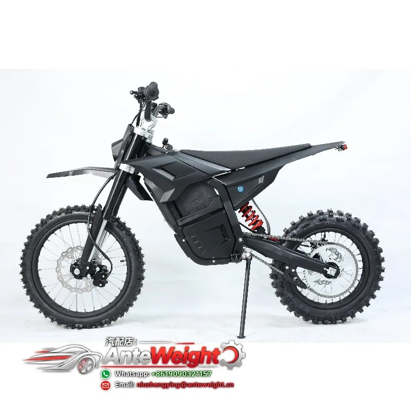 Electric Motorcycle 72V 6000W Direct-Drive Mid Motor 23Ah Battery Adult Electric Dirt Bike Off Road E Pit Bike