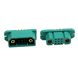 1/2 Pairs MPX2+9 Connector JX9 Multi Wire Servo Extension Male Female Plug Signal for RC Fixed-wing Airplane Turbine Jet