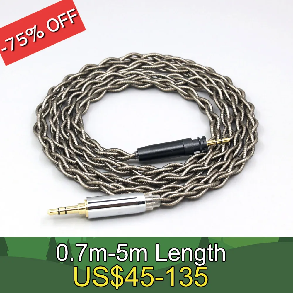 

99% Pure Silver Palladium + Graphene Gold Earphone Shield Cable For Shure SRH440A SRH840A Headphone LN008475