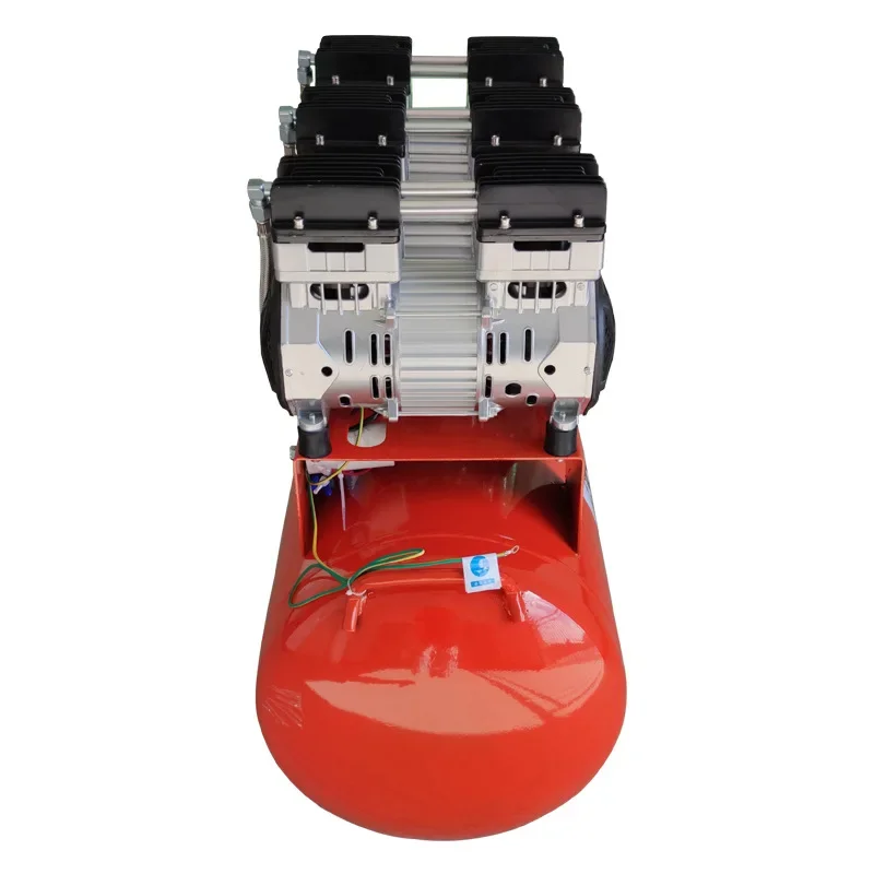 0.7Mpa silent oil-free piston machine 8 kg experiment special high-pressure air compressor 7.5KW