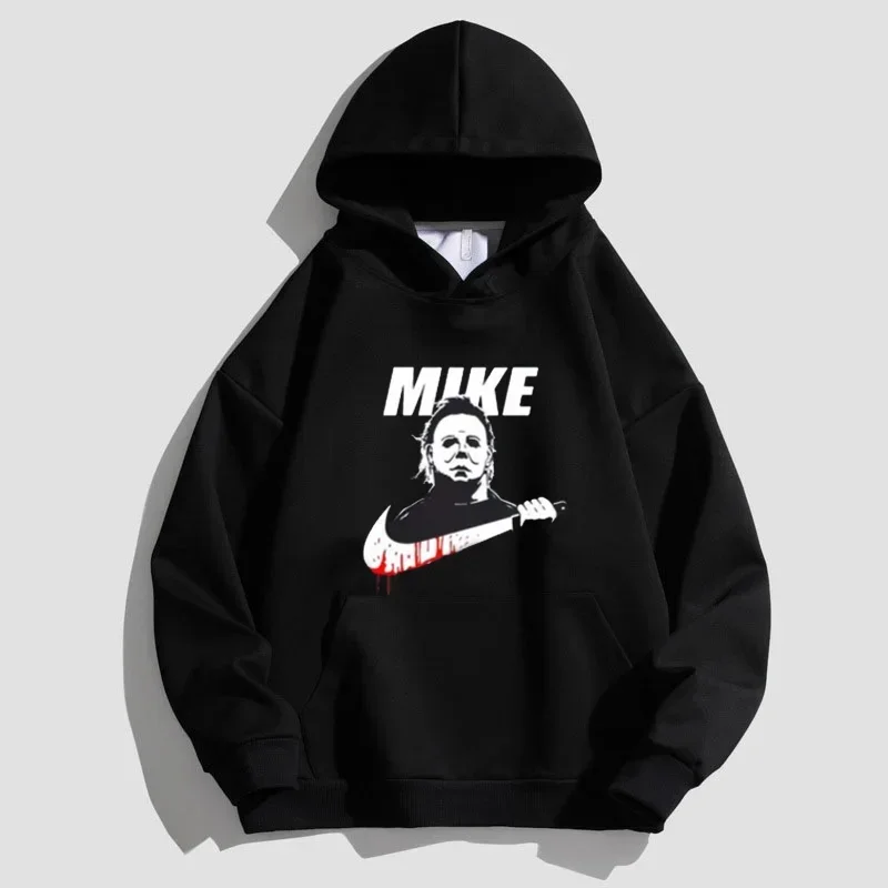 Halloween Michael Myers felpa con cappuccio uomo donna film Horror felpe con cappuccio Hip Hop felpe cappotti Pullover maglione in pile marca Unisex