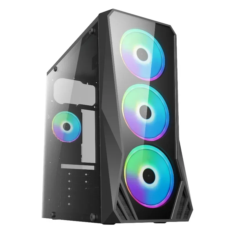 ATX Shell China Cheap Vertical Office Computer Case Central Processor Cabinet Player Computer Case