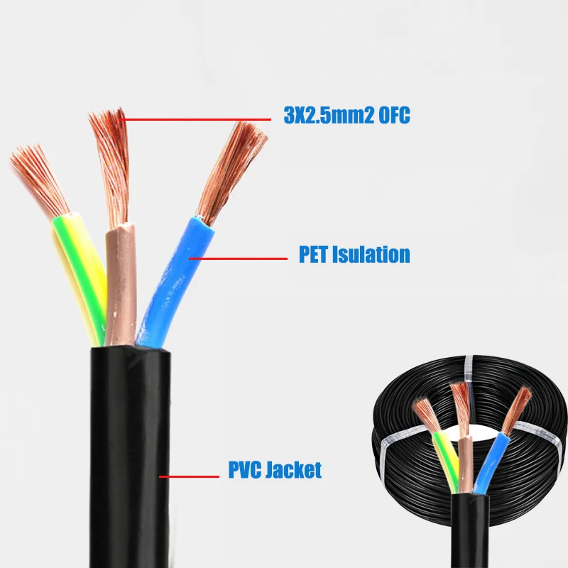 الثقيلة الاتحاد الأوروبي 3-Pin التوصيل إلى IEC C19 سلك الطاقة الاتحاد الأوروبي التيار الكهربائي المكونات إلى IEC320 C19 كابل تمديد الطاقة PSU سلك الطاقة 2X2.5mm2 #6