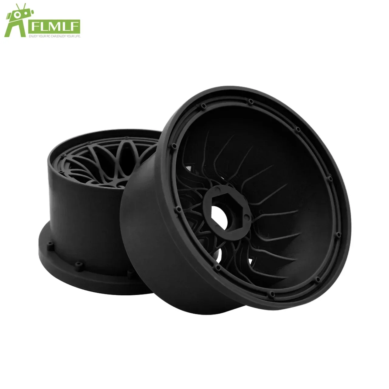 Voor- of achterband montage of nylon wielnaaf of beadlock ring voor 1/5 HPI ROFUN BAHA ROVAN KM BAJA 5B Rc auto speelgoed games onderdelen