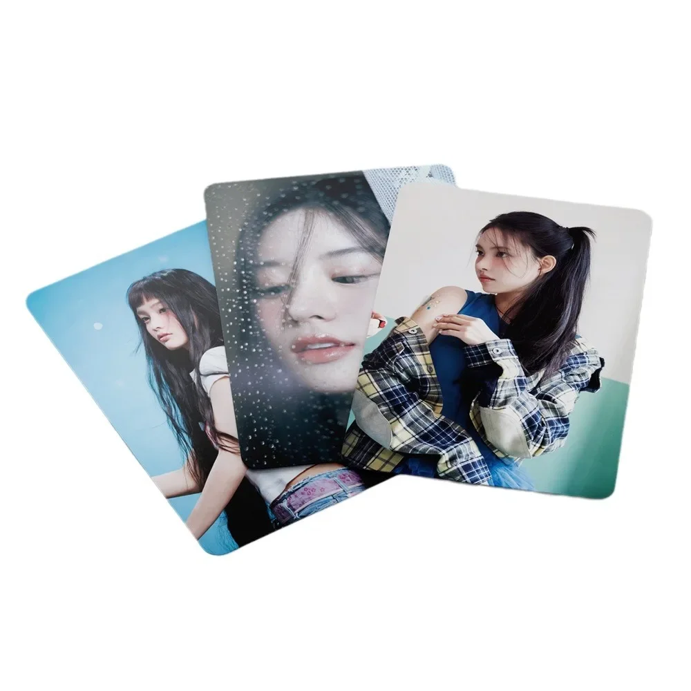 Magnético KPOP ILLIT Album Card Debut, YUNAH, MINJU, MOKA, dom coleção cartão aleatório, fã, YOUNGCAT, IROHA, 55pcs