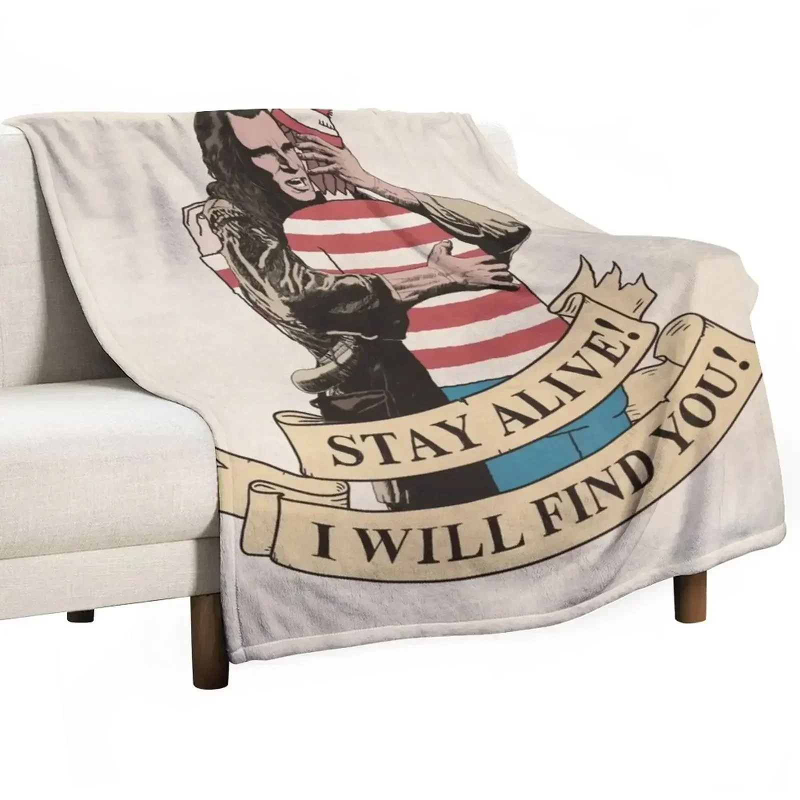 New I Will Find You Throw Blanket Luxury Throw Sofas Plaid on the sofa Luxury Brand Blankets Sofas Of Decoration Hairys Blankets
