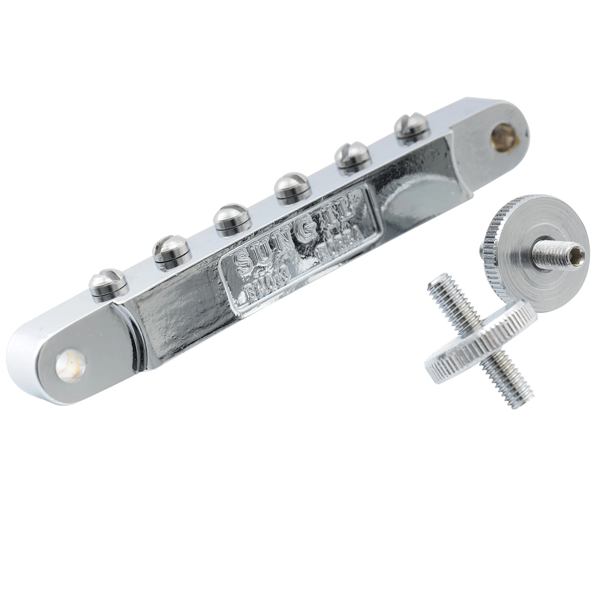 Musiclily pro-tune-o-maticブリッジ、エレキギター用、52mm、ABR-1