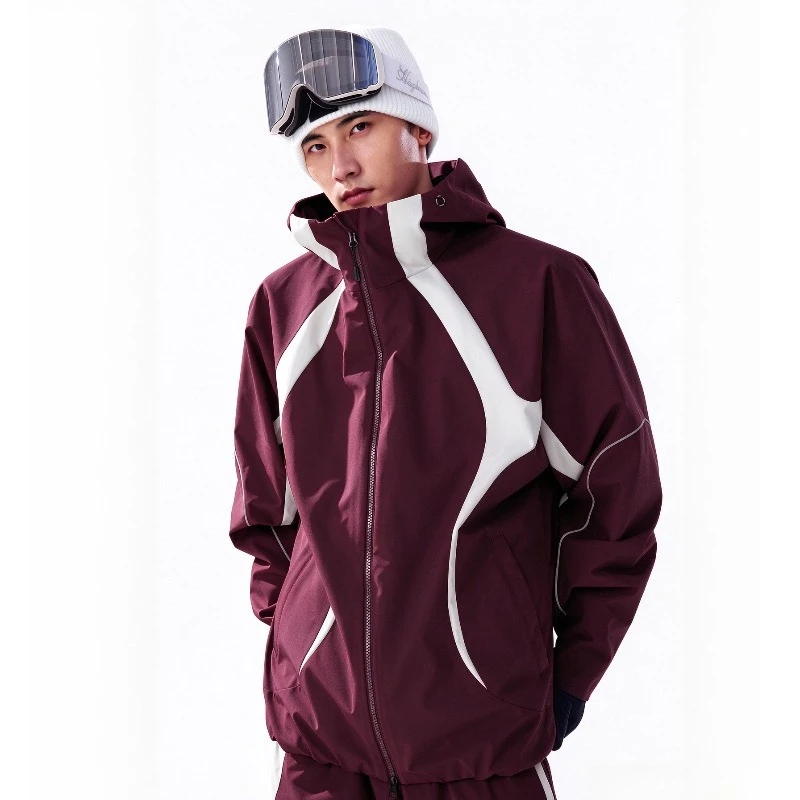 New Winter Windproof Unisex Ski Suit Jacket Waterproof Thickened Warm Snowboard Coat Men Women Thermal Cold Weather Outerwear
