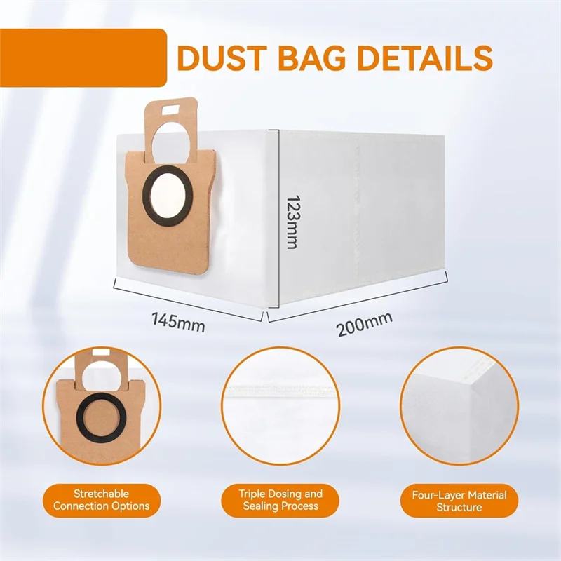 Venta de verano, Kit de accesorios para aspiradoras, piezas de repuesto compatibles para Robot Dreame L20 Ultra/L30 Ultra