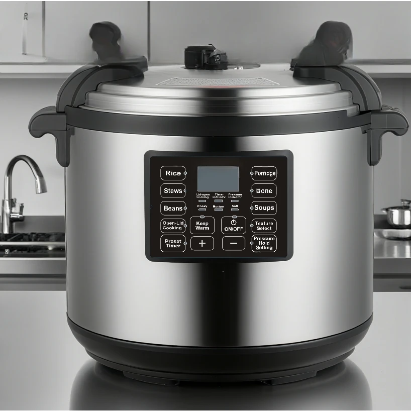 Factory Appliance Big Size Large Capacity Source Intelligent Industrial 29L Electric Pressure Cookers For Commercial Kitchen