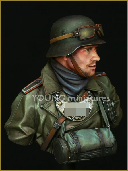 1/10 Feldgendarmerie WWII, Resin Figure Bust GK, Military theme of World War II, Uncoated No colour