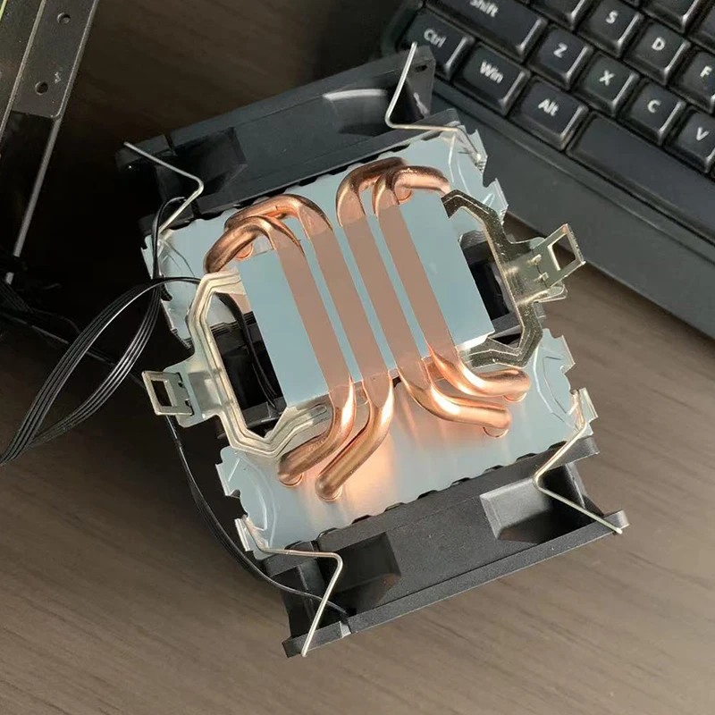 X99 CPU Pendingin Berpendingin Udara 4 Pipa Panas Radiator Prosesor PC untuk Intel LGA 1366 1700 1200 1150 1151 1155 2011 X79 AMD AM3 AM4 AM5