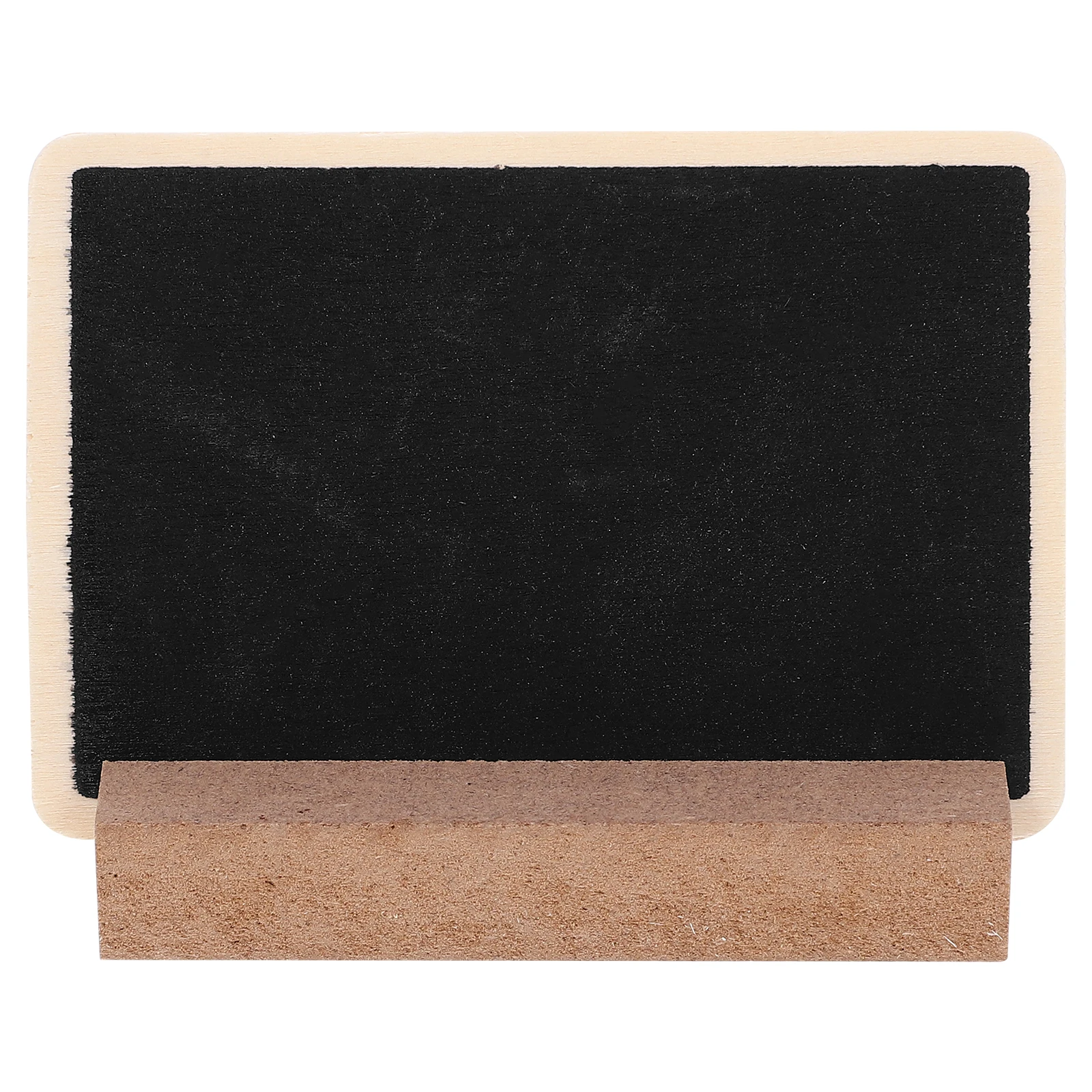 

10 Sets Mini Chalkboards Wooden Message Board Small Tabletop Blackboard Erasable Signs D Density Base Craft Home Office Decor