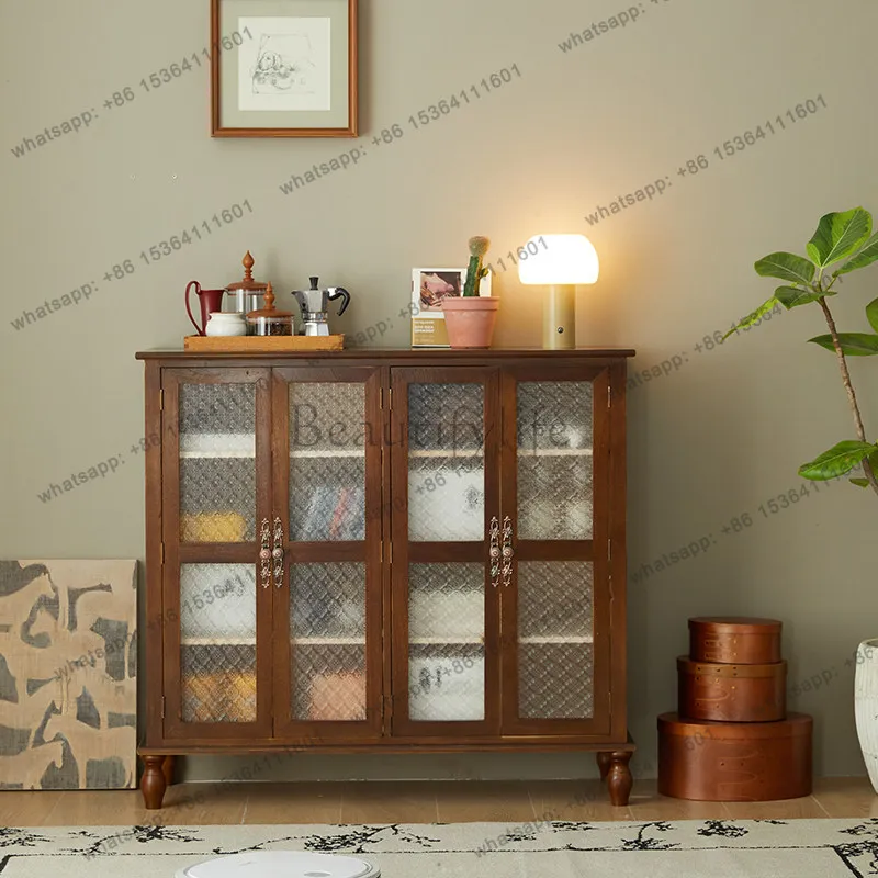 Rustic Retro Living Room Cabinets Classic Wooden Space Saving Living Room Cabinets Storage Meuble Rangement