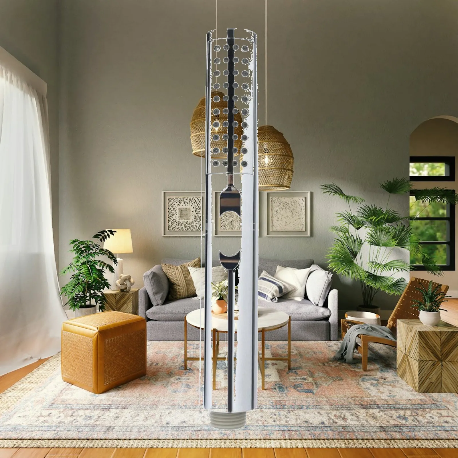 Modern Pressurized Shower Head Rainfall and Focused Stream Handheld Shower for Contemporary Bathrooms