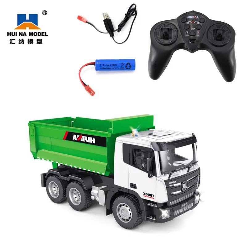 

1:18 Alloy Dump Truck rc cars,9-channel 2.4G Wireless remote control car Model Toys Gift for Parent-child Interaction rc truck