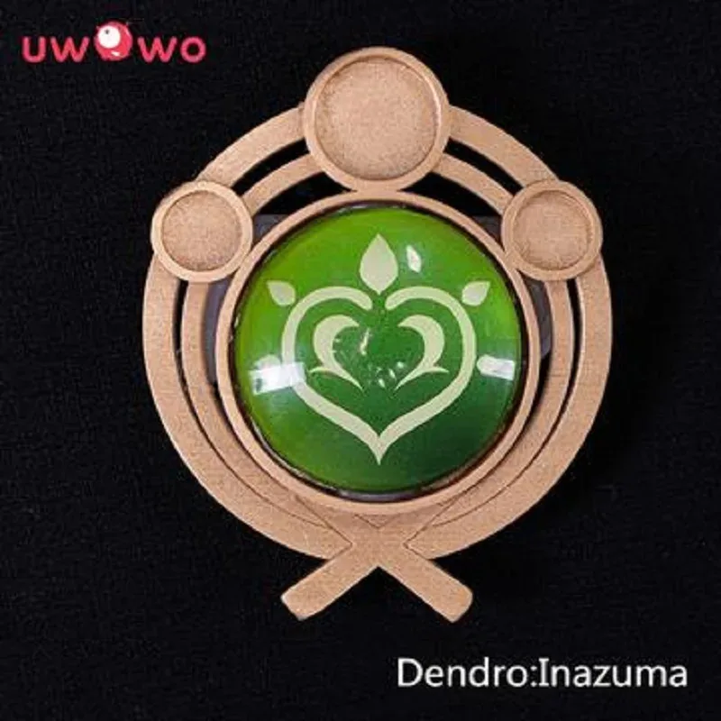 Zizi 2025 UWOWO Inazuma Vision Game Genshin Impact "عين الله" Led تأثيري الدعائم Pyro Cryo Hydro Geo Dendro Electro #5