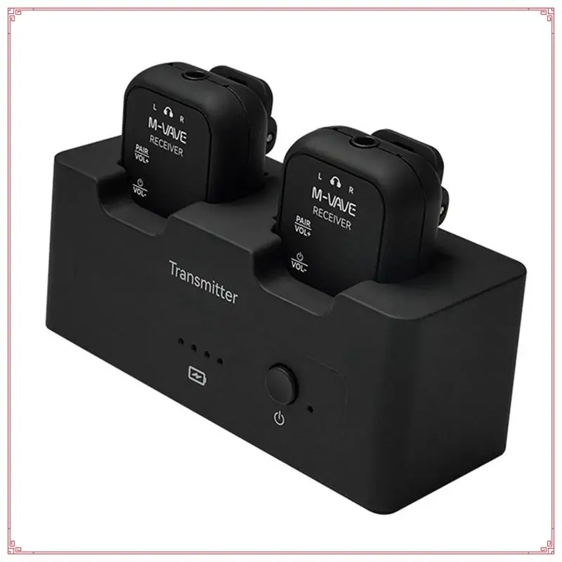 M-VAVE WP12 oorretourmonitorsysteem Draadloze audiozender Ontvanger Draagbare draadloze monitoring Oorretour