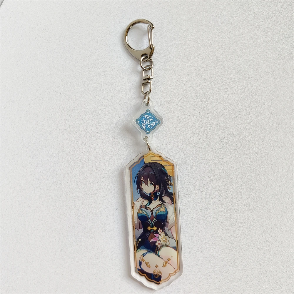 Honkai: Star Rail Schlüsselanhänger Sparkle Lunae Boothill Aventurin Acrylfigur Schlüsselanhänger Anime Anhänger Tasche Geschenke Accessoires Damen – Detail 5
