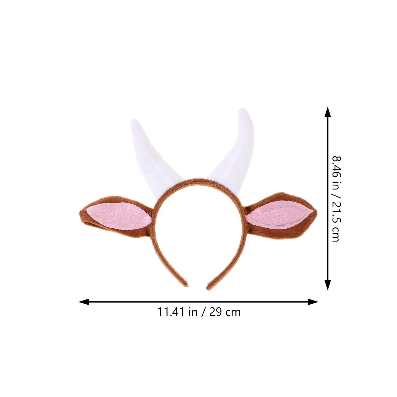 Tromba Corno di capra Fascia per bambini Roba Animali Orecchie di pecora Accessori cosplay in stoffa