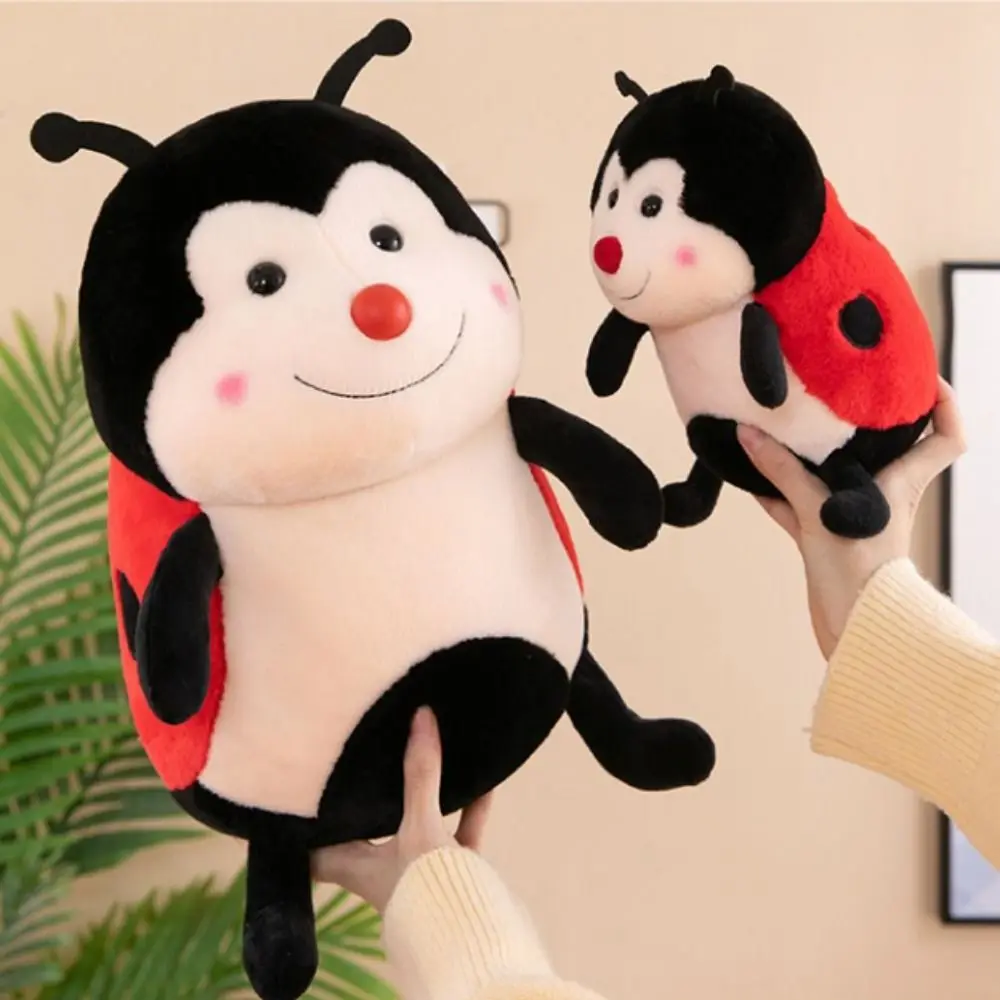 

Cute Insect Coccinellidae 3D Eyes Animal Ladybird Cartoon Kawaii Simulation Insect Stuffed Children Girls Boys
