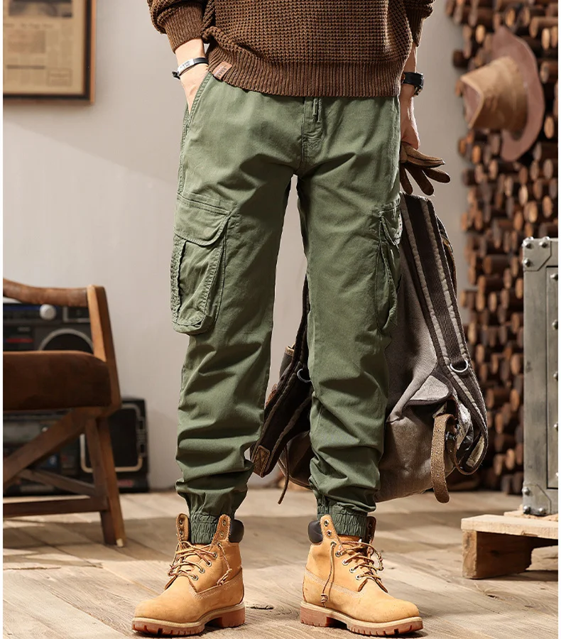 

2023 Autumn Season New Men's Fashion Mountaineering Outdoor Trendy Workwear Pants Men's Casual Versatile Workwear Pants