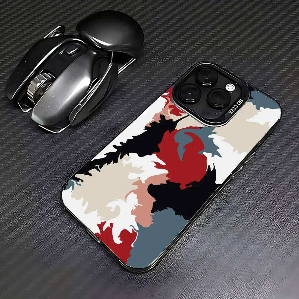 

Camouflage Camo Phone Case For IPhone 16 15 14 13 12 11 Pro Max Plus Color Shockproof Back Silver Cover