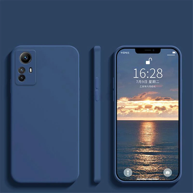 Flüssige Silikonhülle für Xiaomi Mi 12 12s 12x 12 12T Pro Lite 12 Lite 5G Tasche Luxus weiche Handyhülle – Detail 5