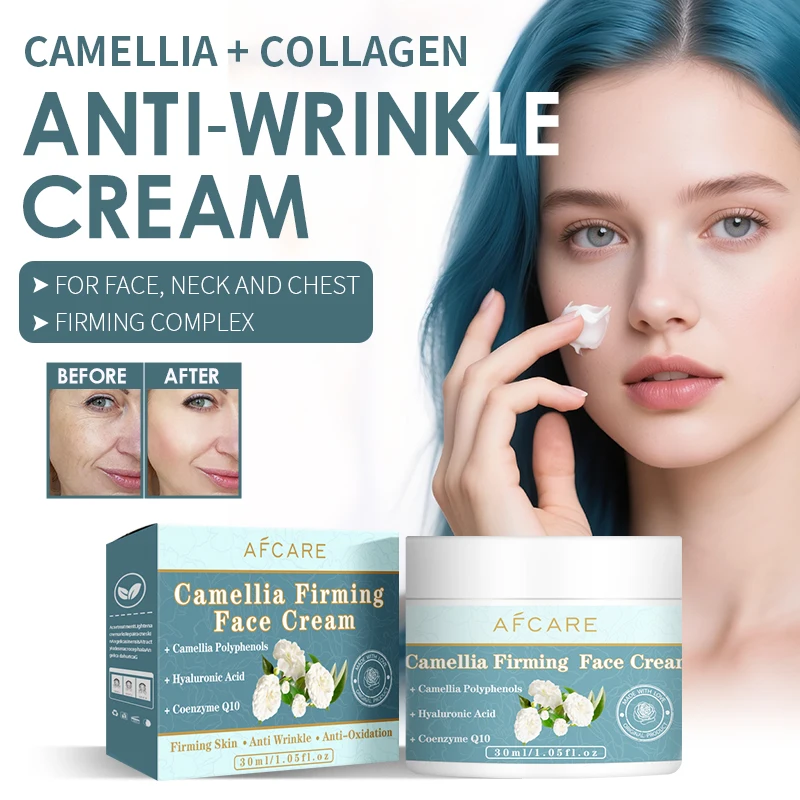 

Nature Camellia Anti Aging cream Moisturizing Firming Hyaluronic Lightening Repairing Smooth Skincare Whitening Creams