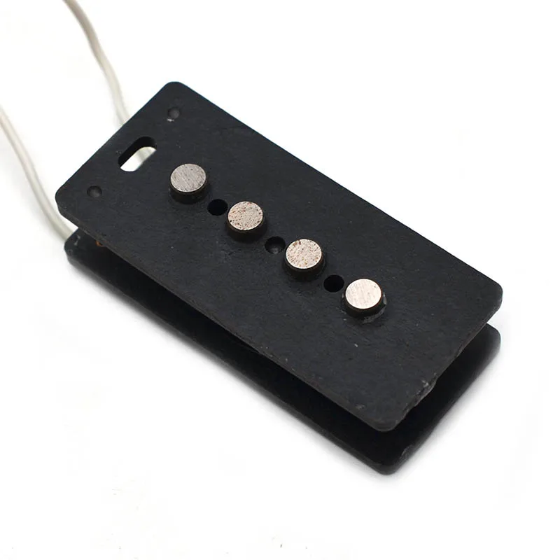 Open Alnico 5 PB P Bass Pickup Humbucker Pickup Bass 4 String Alnico V Black for PB Bass Parts Replacement