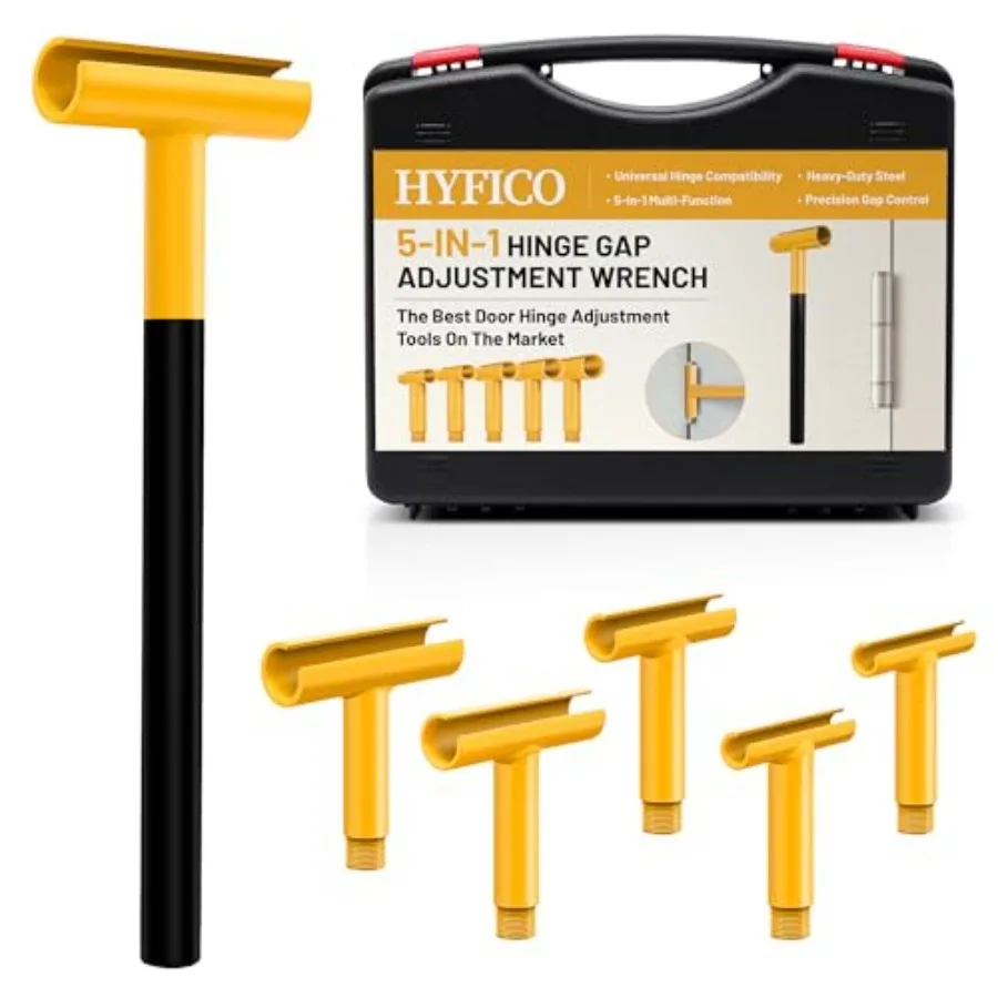 

Upgraded Hinge Gap Adjusting Wrench for Residential and Commercial, Door Hinge Adjustment Tool for Door Quick and Efficient Sol