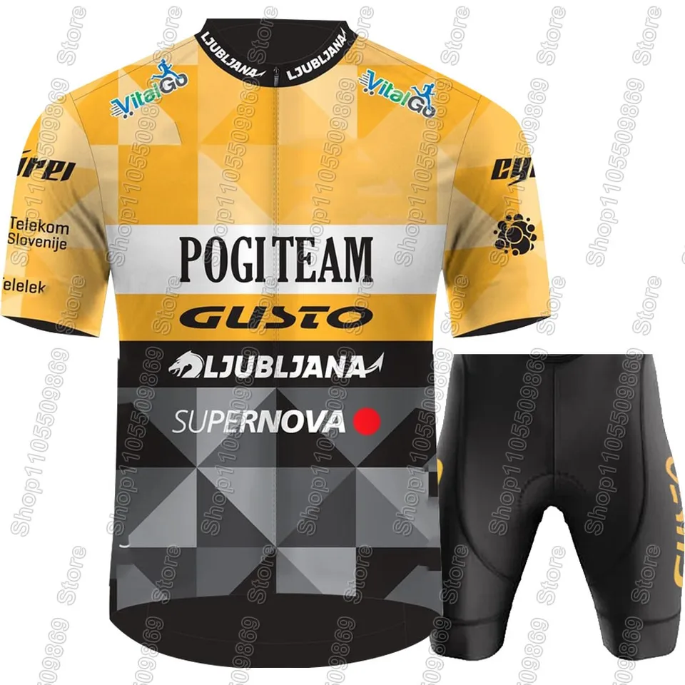 Ljubljana Gusto Team 2026 Cycling Jersey Set Slovenia Clothing