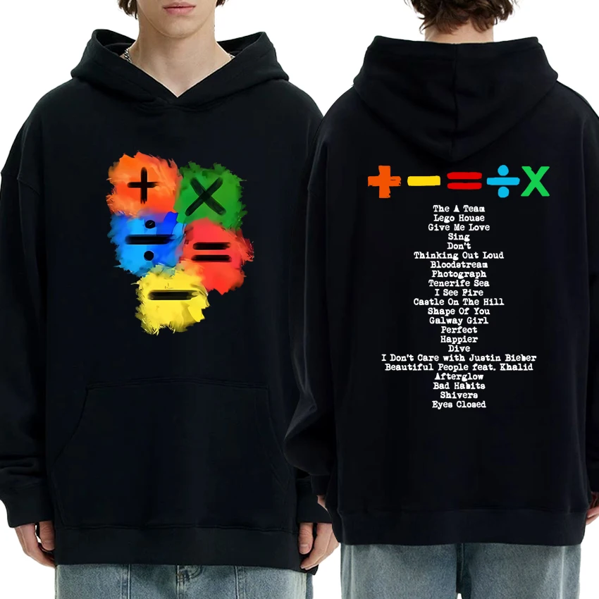 

New in Ed Sheeran Butterfly Tour 2025 Double Sided printed Hoodie Men women harajuku fashion pullovers Unisex Fleece Sweatshirt