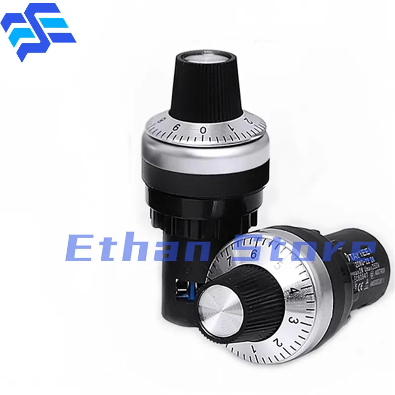 10PCS LA42DWQ-22 1K 2K 4K7 4.7K 5K 10K 20K 50K 100K 200K 500K 22mm Diameter Pots Rotary Potentiometer Cap Resistance Switch