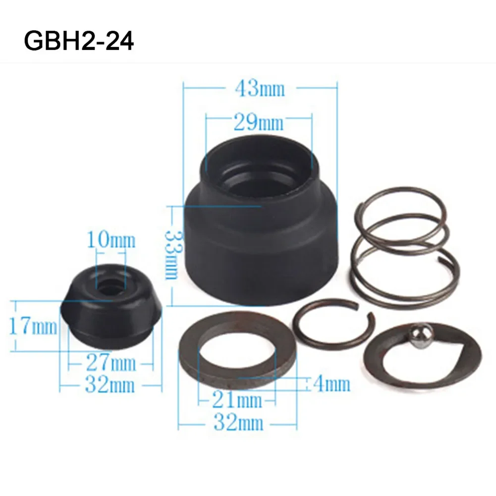 

Drill Chuck Cover SDS Chuck Nose Bit Spare Parts For Bosch GBH2-20/24 GBH2-26 Bit Electric Hammer Drill Impact Drill Collet