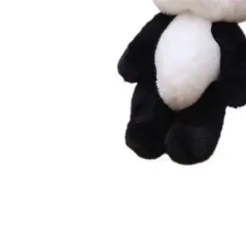 

Милый плюшевый брелок с изображением панды, мультяшная мягкая кукла, плюшевые игрушки, брелок для ключей, подвеска на рюкзак, подвесное украшение, подарки