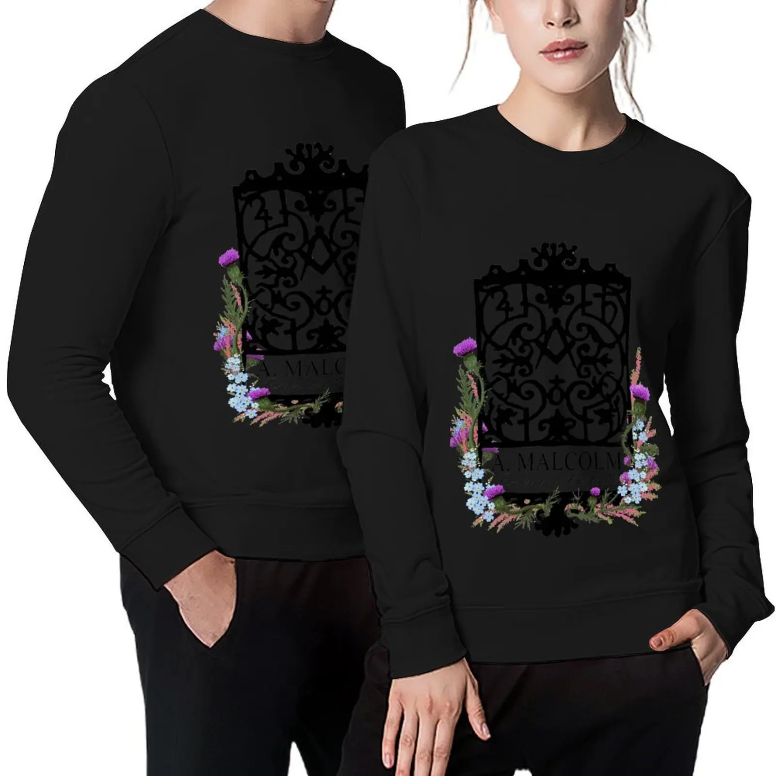 

A. Malcolm Printer and Bookseller Pullover mens clothes aesthetic clothing fashion men autumn oversize sweatshirts