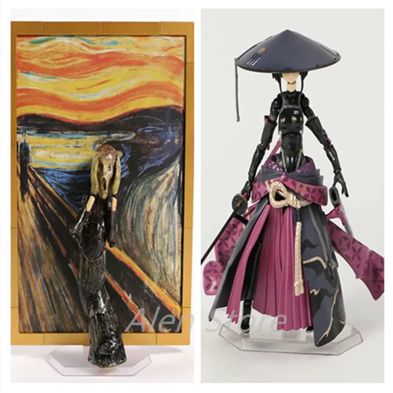 

Figma SP-086 The Scream The Table Museum Figma 549 Ronin Falslander Figurine Collection Action Figure Model Toy Gift