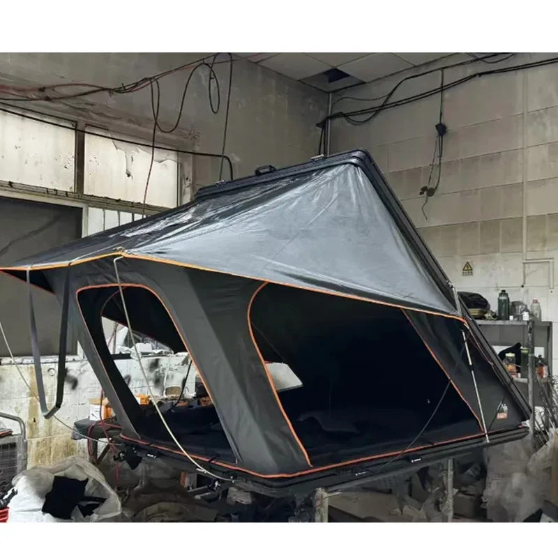 

2025 New Outdoor Camping Easy Install Aluminum Hardshell Car Trailer Offroad 3-4 Person Rooftop Tent