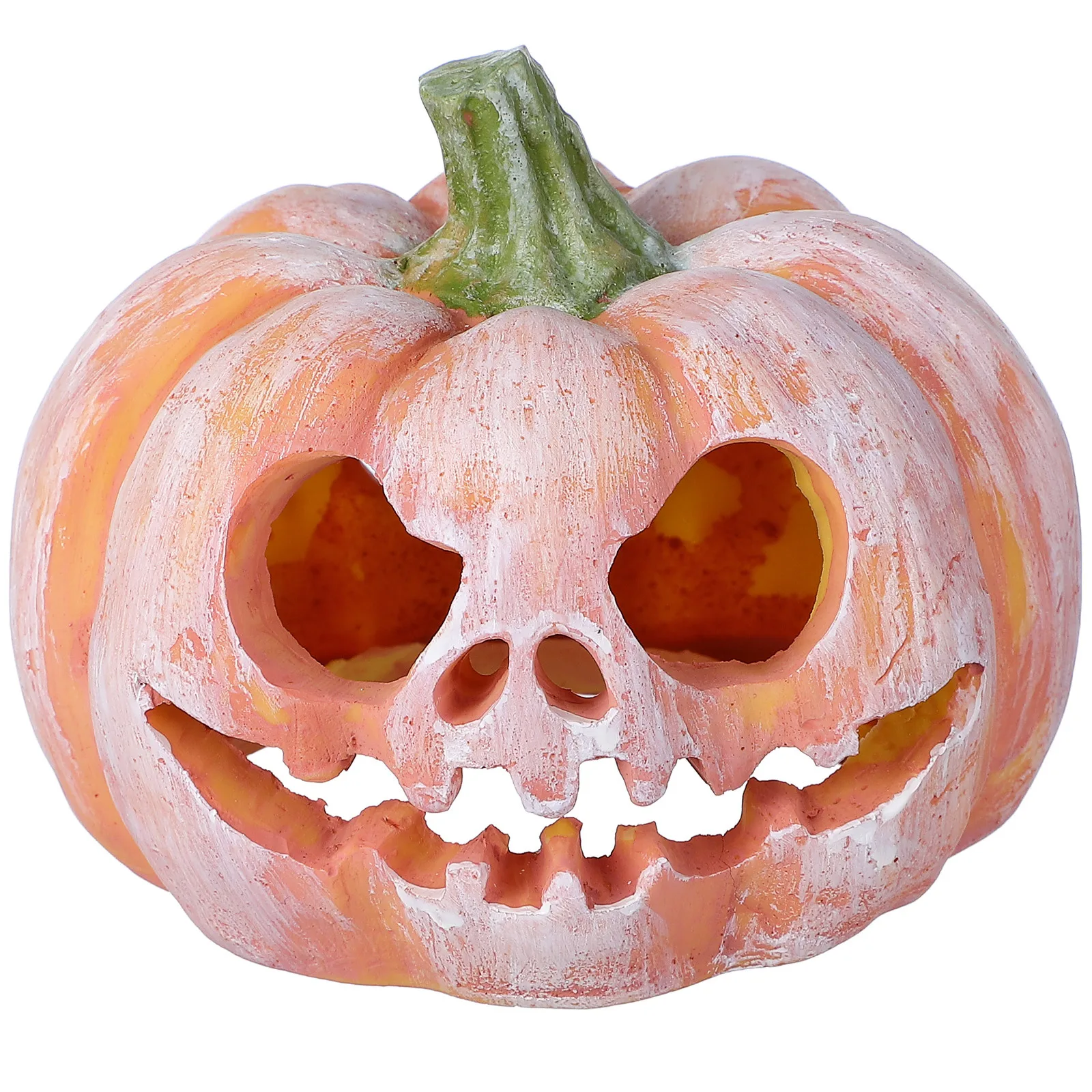 

Pumpkin Hideout Resin Craft Fish Tank Decoration Aquarium Shelter Cave Adorable Fish Shrimp Hideout Decor for Aquarium