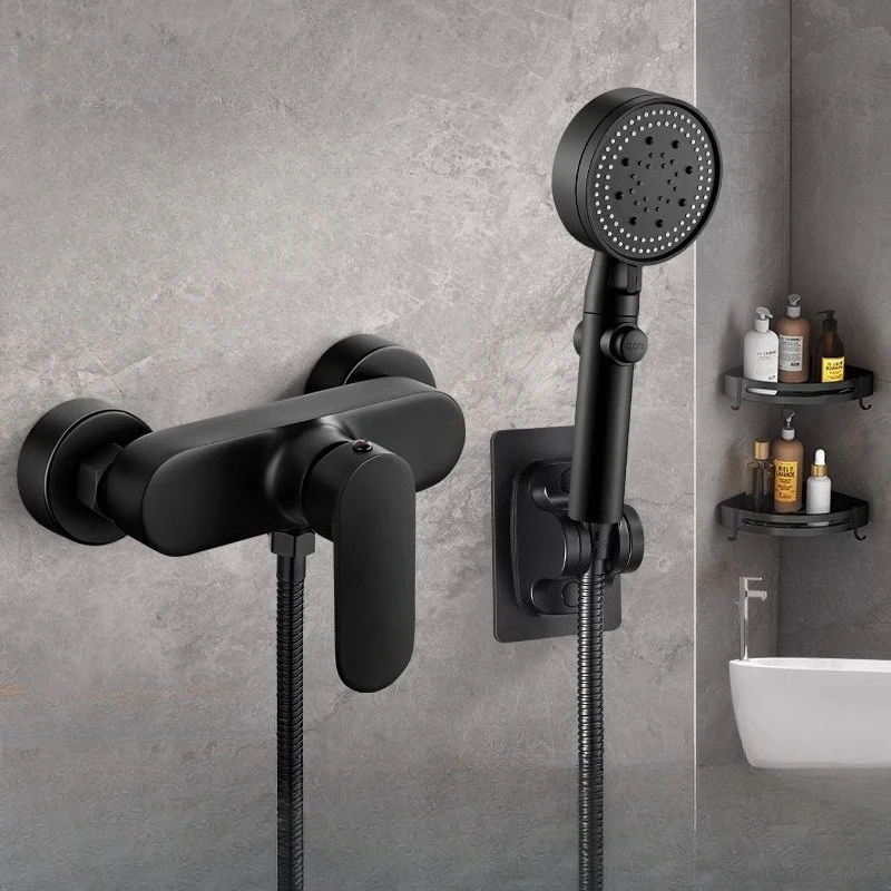 Bathtub mixing valve, bathroom simple shower set, bathtub faucet, no top sprinkler shower