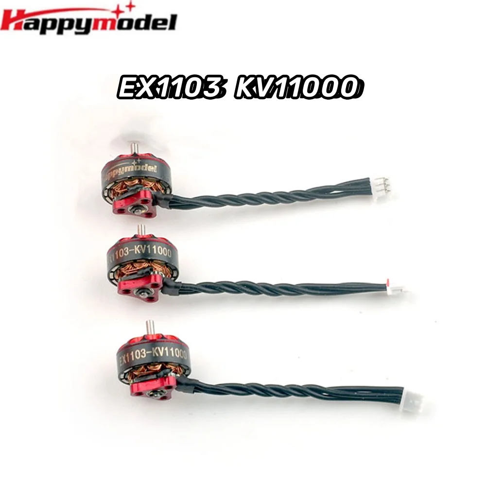 

HappyModel EX1103 KV11000 1-2S, замена бесщеточного двигателя для Bassline 2S Micro 90 мм FPV Drone DIY Запчасти