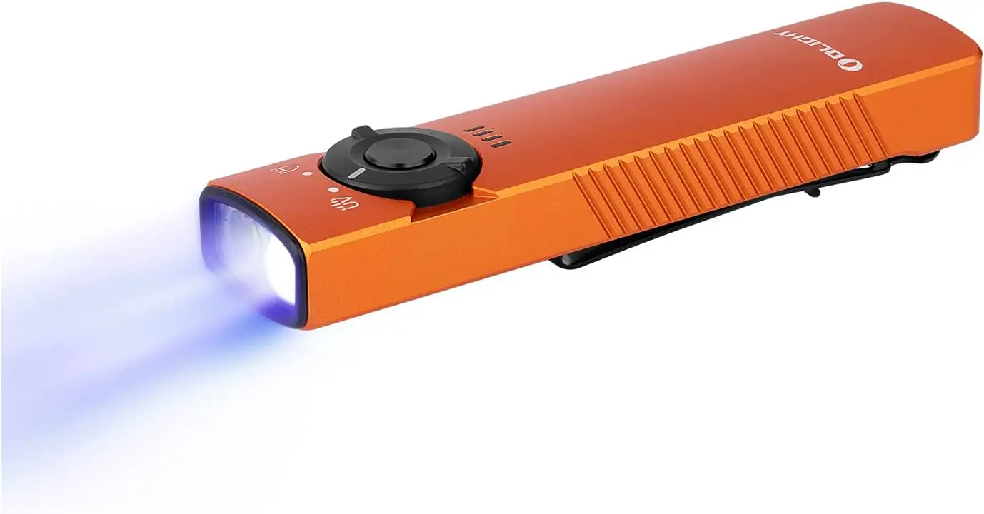 

Rechargeable UV Flashlight for Camping, Outdoors, Emergency, Pet Urine Detection (Neutral White Light: 4000~5000K)