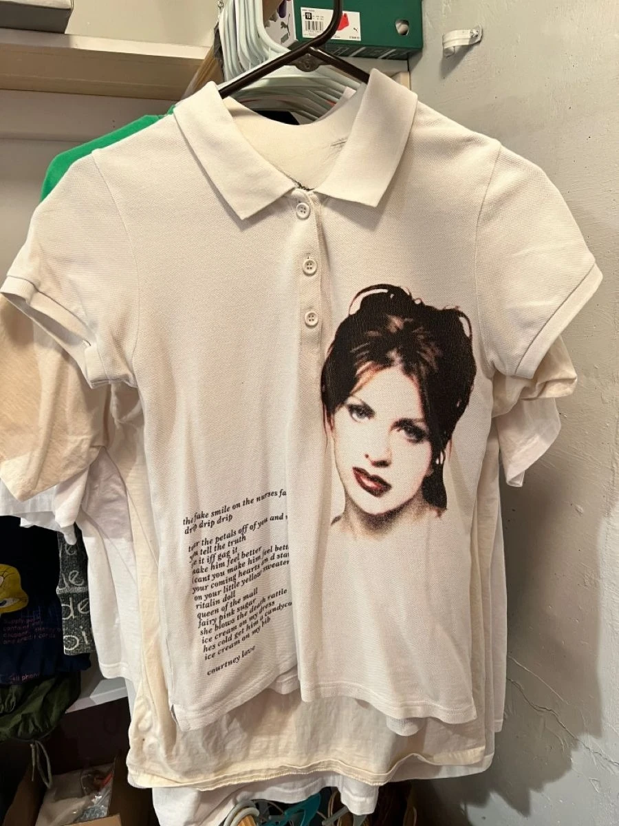 Courtney Love X Hysteric Glamour Polo-shirts America Retro Street