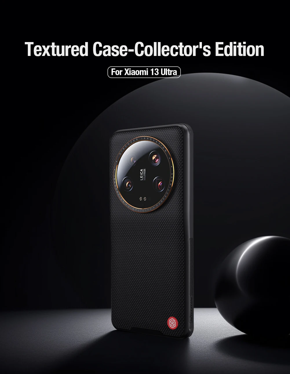 Original for Xiaomi Mi13 Ultra Case Nillkin Textured Nylon Fiber Anti-fingerprint Durable Soft Non-slip Armor Shockproof Cover