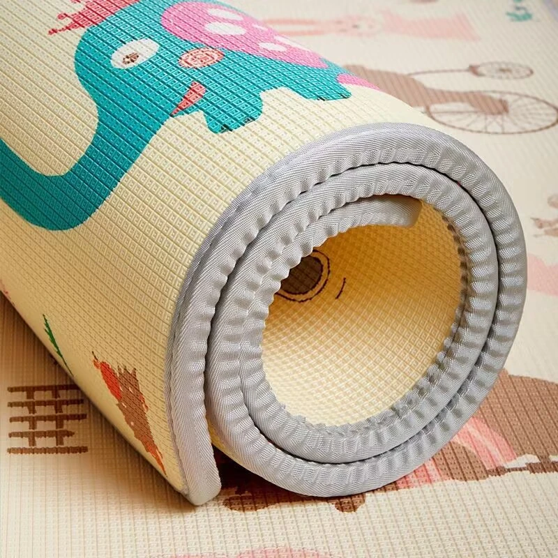 

200*180cm Baby Crawling Play Mats Thicken 1cm/0.5cm Folding Mat Carpet Play Mat for Children's Safety Rug Toys Gift Have Creases